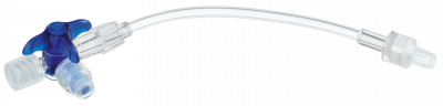 Кран 3-ходовой Дискофикс С с Сэйффлоу 360° синий линия 50 см купить оптом в Архангельске