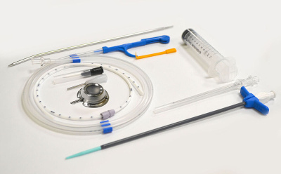 Система для венозно-артериального доступа c портом эллипсовидным PORT TI (титановым) с катетером 8 F и набором для установки купить оптом в Архангельске